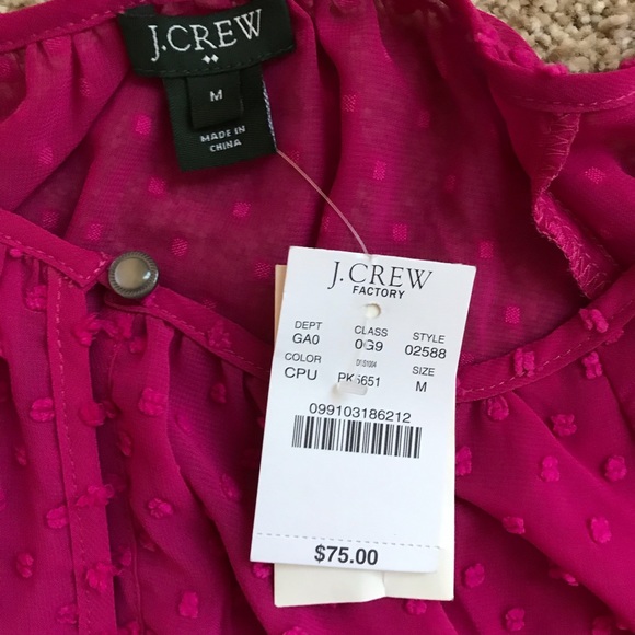 J. Crew pink Shirt. - Picture 7 of 8